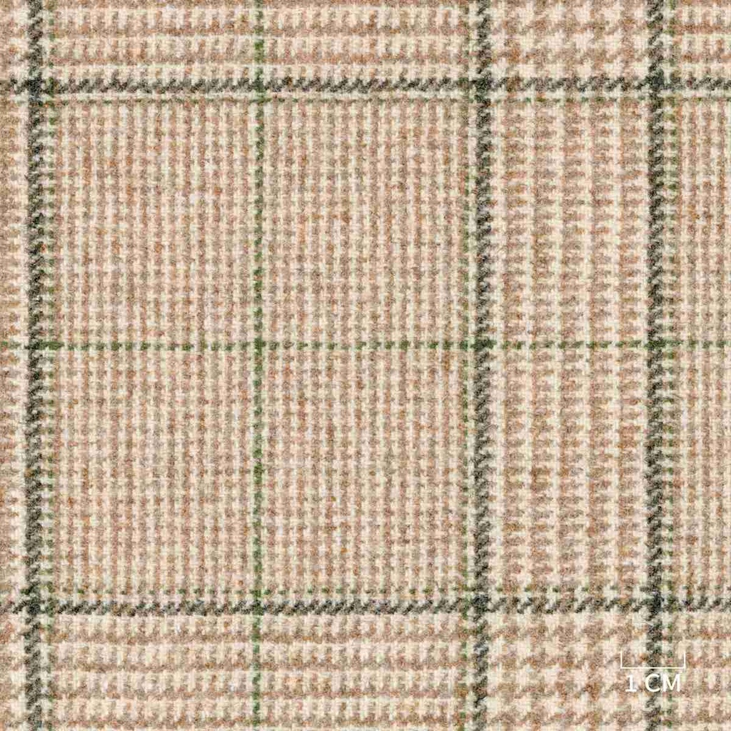 LIGHT BROWN,GREEN CHECKS (DR# 90451)