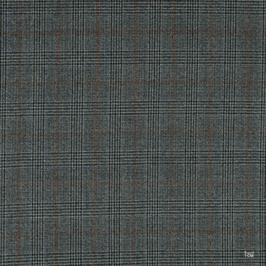 GREY, BROWN CHECKS (ST# 15050)