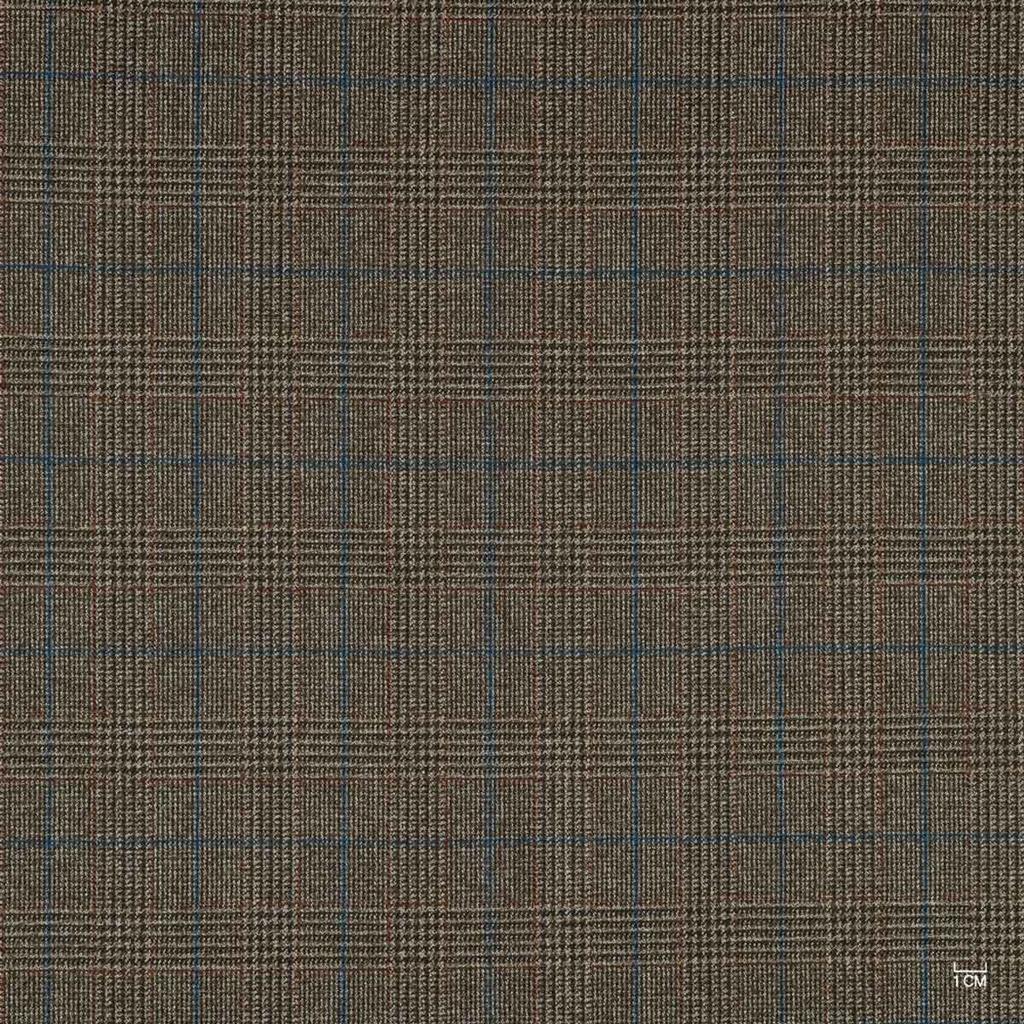 BROWN, BLUE CHECKS (ST# 15052)
