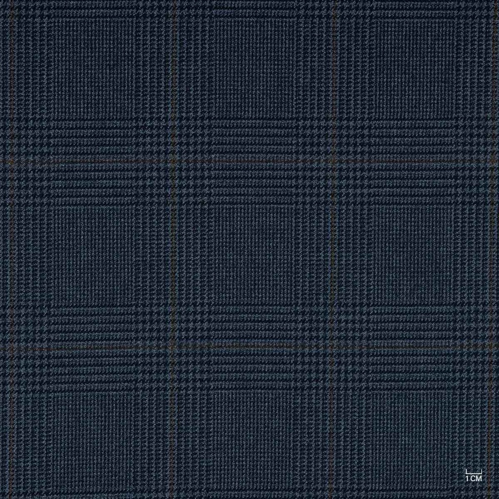 BLUE, BROWN CHECKS (ST# 15084)