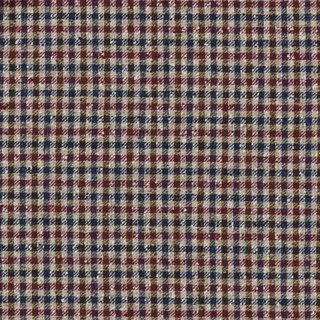 BROWN, BLUE, RED CHECKS