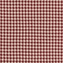 RED, WHITE HOUNDSTOOTH