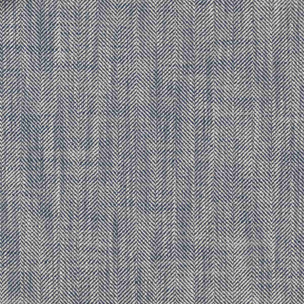 DARK BLUE, WHITE HERRINGBONE