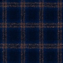 DARK BLUE, BROWN CHECKS