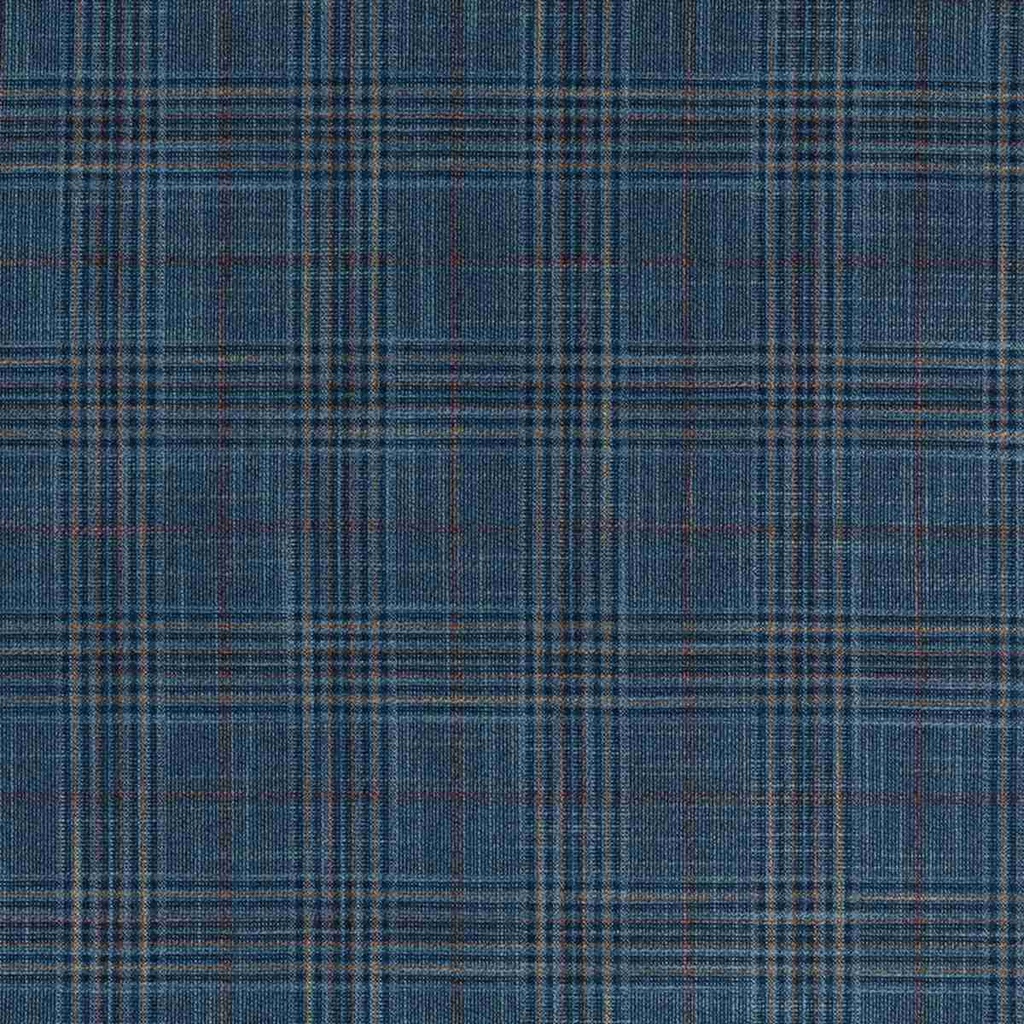 BLUE,BROWN CHECKS