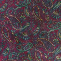 [660449] BURGUNDY, PAISLEYS