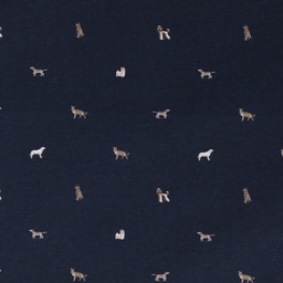 [660510] DARK BLUE, DOG DESIGN