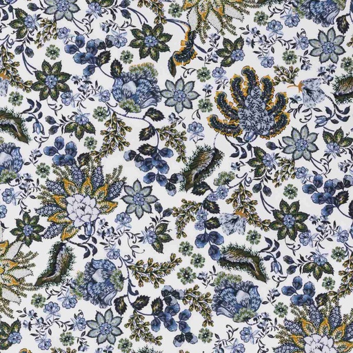 [660533] FLOWERS AND PAISLEYS DESIGN