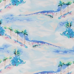 [660547] LIGHT BLUE, BEACH DESIGN