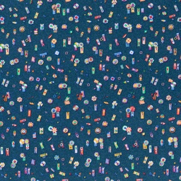 [660565] DARK BLUE, BEACH DAY DESIGN