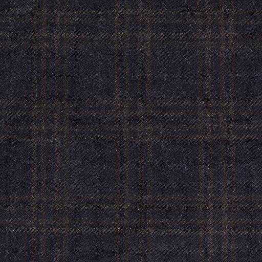 [664320] DARK BLUE,BROWN CHECKS