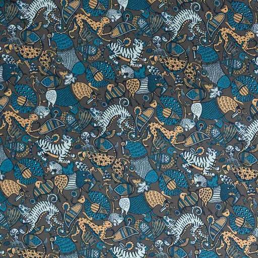 [664621] BROWN ANIMALS TOTEM