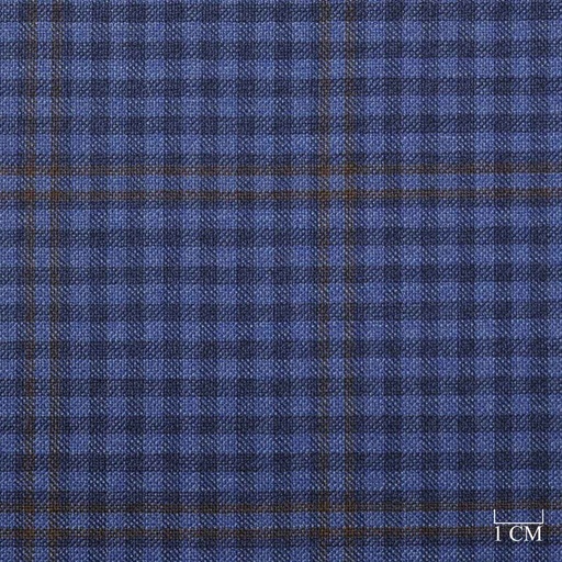 [452011] BLUE,BROWN CHECKS