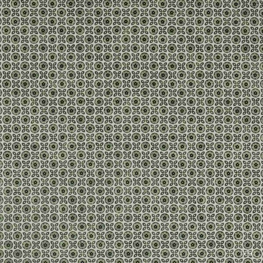 [701911] GREEN, CIRCLE FLORAL DESIGN