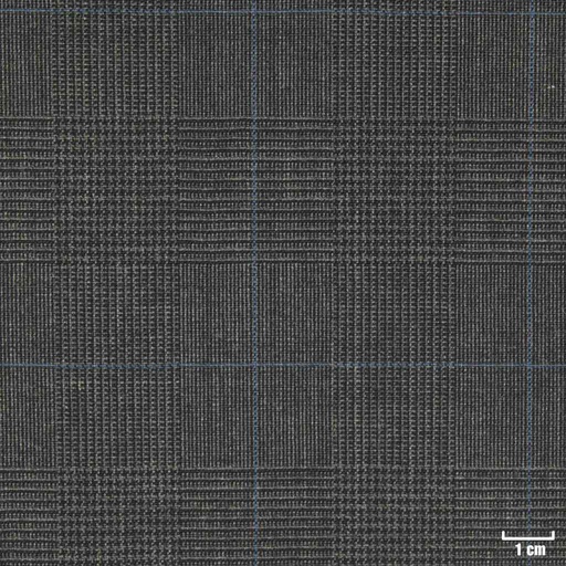 [105656] DARK GREY, BIG BLUE CHECKS
