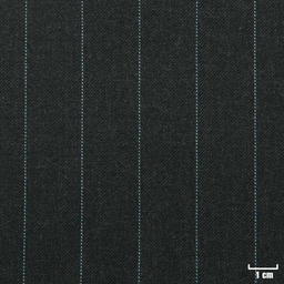 [822213] CHARCOAL, DOTTED BLUE STRIPES