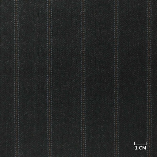 [810208] CHARCOAL, GREY/ORANGE STRIPES