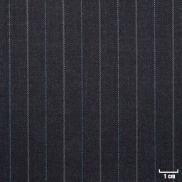 [501233] DARK GREY, MIXED BLUE/OFF WHITE STRIPES