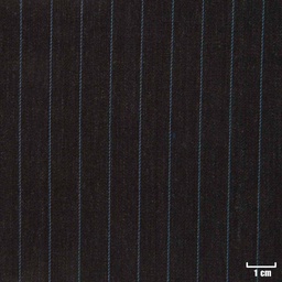 [810505] DARK BROWN, BLUE STRIPES