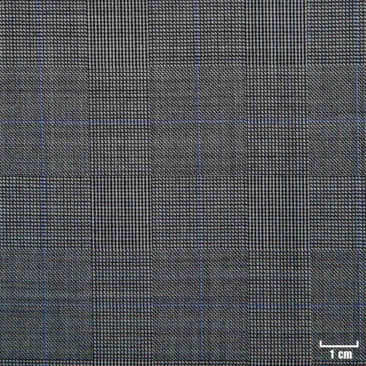 [209608] LIGHT GREY, BIG BLUE CHECKS