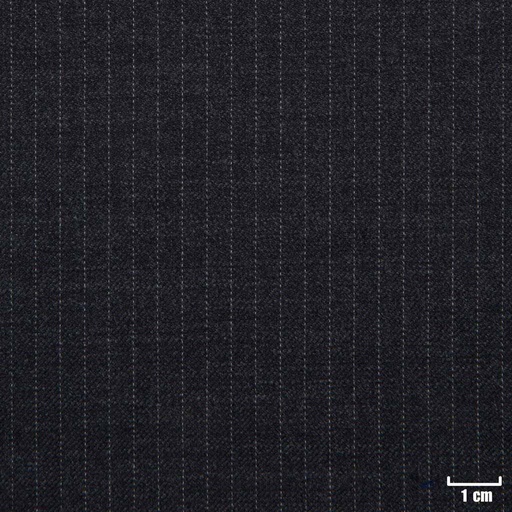 [500237] DARK GREY, NARROW OFF WHITE STRIPES