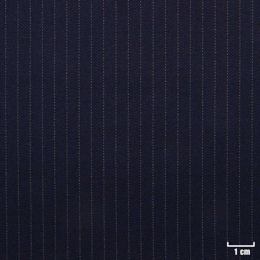 [500240] DARK BLUE, NARROW WHITE STRIPES