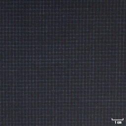[314414] DARK BLUE, SMALL CHECKS