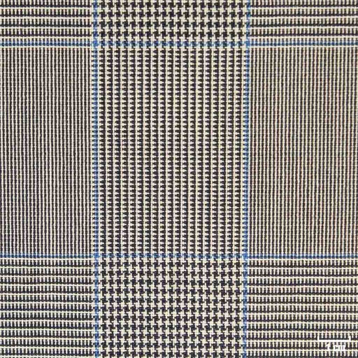 [314430] GREY, BIG BLUE CHECKS (4 PLY)