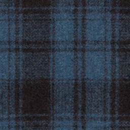 [316401] BLUE, CHARCOAL CHECKS