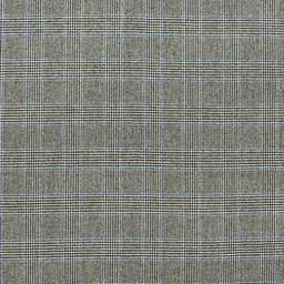[350820] GREY, 4&quot;X3.5&quot; BLUE CHECKS