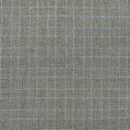 [350820] GREY, 4"X3.5" BLUE CHECKS (ST# 17019)