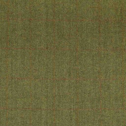 [351126] GREEN, RED/ORANGE CHECKS