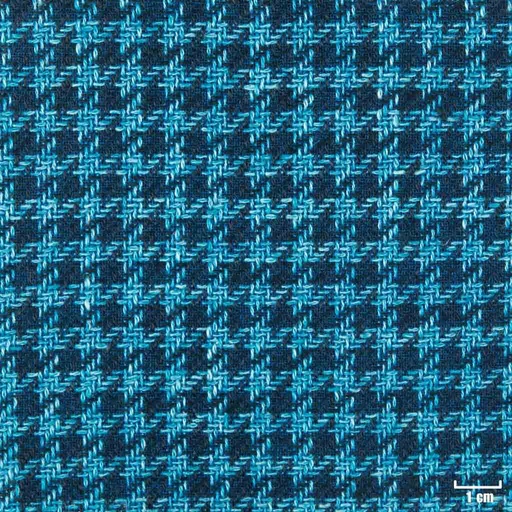 [401310] TURQUOISE BLUE, HOUNDSTOOTH