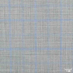 [401802] GREY, BLUE CHECKS