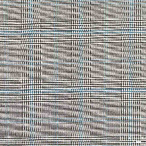 [403702] PURPLE, TURQUOISE BLUE CHECKS