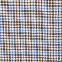[403214] BROWN, BLUE CHECKS