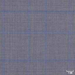 [403302] LIGHT GREY, BLUE CHECKS