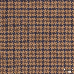 [403507] BROWN/DARK BLUE, HOUNDSTOOTH