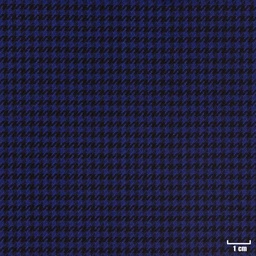 [450102] BLUE, BLACK HOUNDSTOOTH