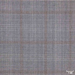 [450538] LIGHT GREY, BROWN CHECKS