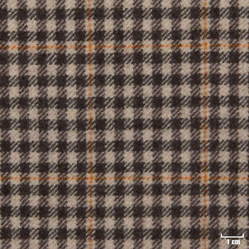 [450701] BROWN, ORANGE CHECKS