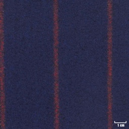 [450718] DARK BLUE, BIG BURGUNDY STRIPES