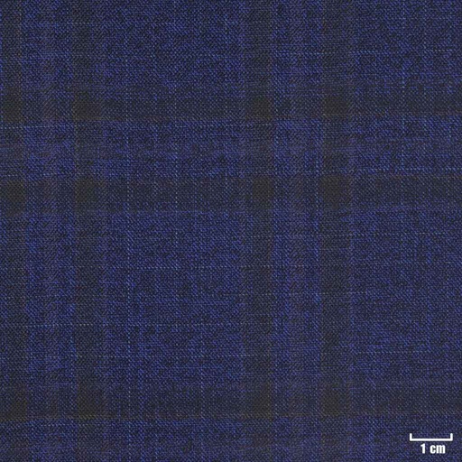 [450742] BLUE, MIXED WHITE/BROWN CHECKS