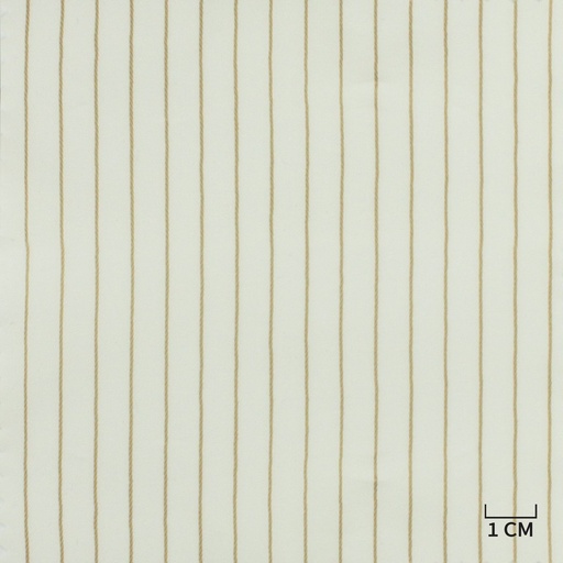 [A125] WHITE, KHAKI STRIPES