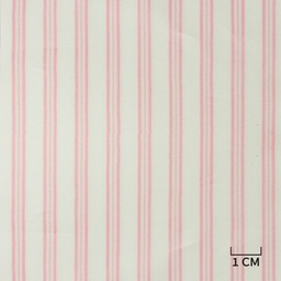 [H10486] WHITE, PINK STRIPES