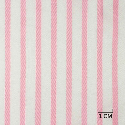 [H10497] WHITE, PINK STRIPES
