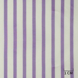 [H10498] WHITE, PURPLE STRIPES