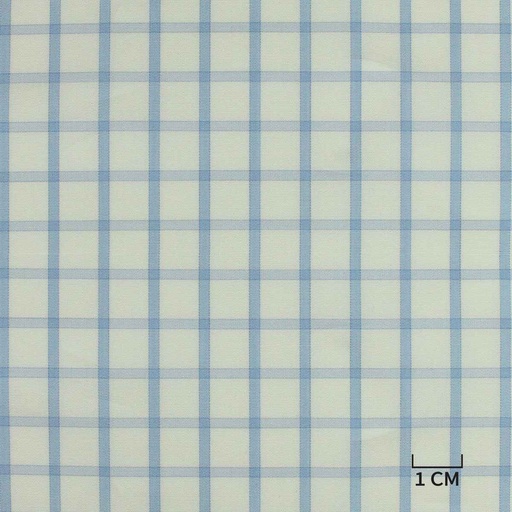 [H10433] WHITE, BLUE CHECKS
