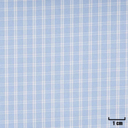 [A853] BLUE, SMALL WHITE CHECKS