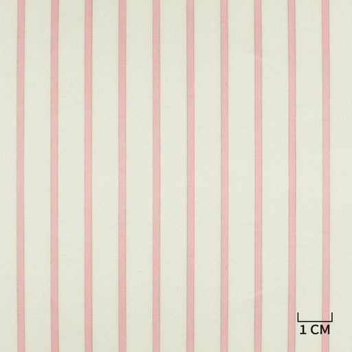 [H10410] WHITE, PINK STRIPES